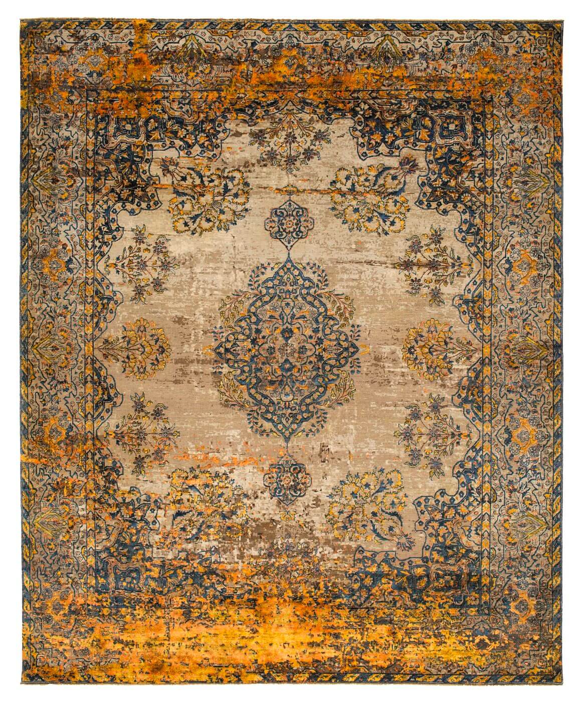 Tappeto Kirman Robson Artwork 19 Arancione