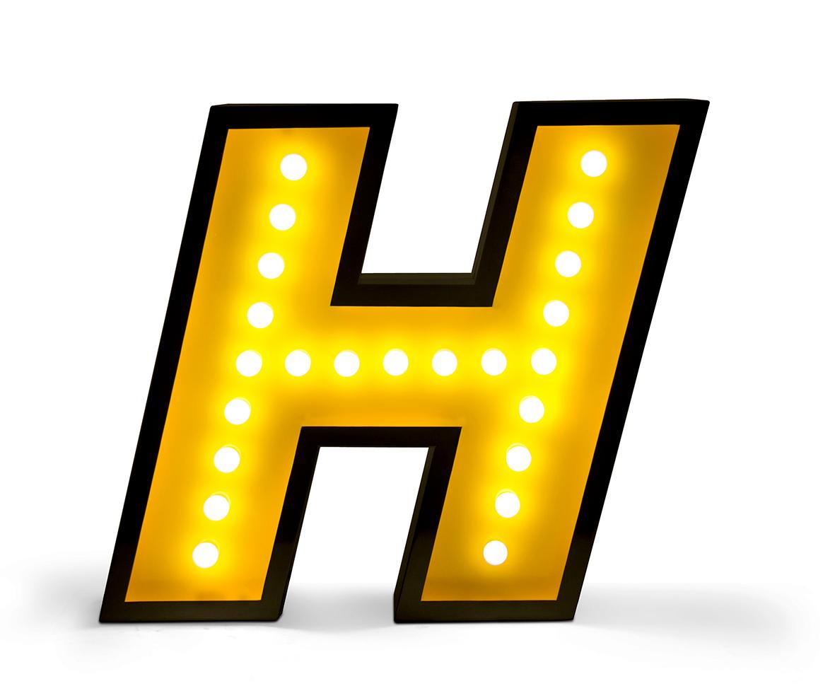 Lettera Luminosa Heavenly H