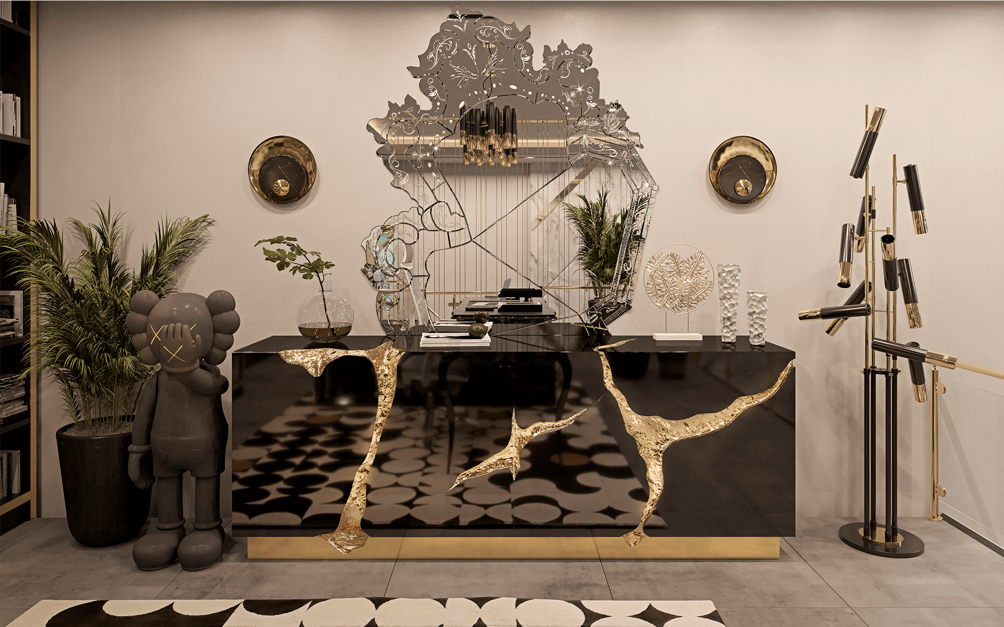 Specchio Opulenza Veneziana