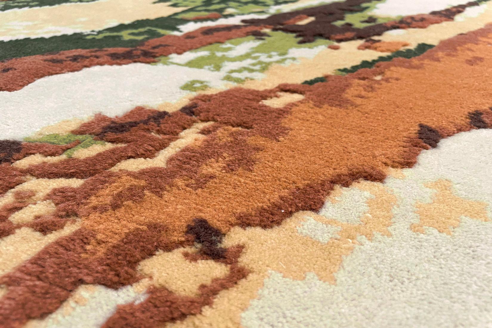 Tappeto Flux Mattone Annodato | Misura: 200 x 300 cm