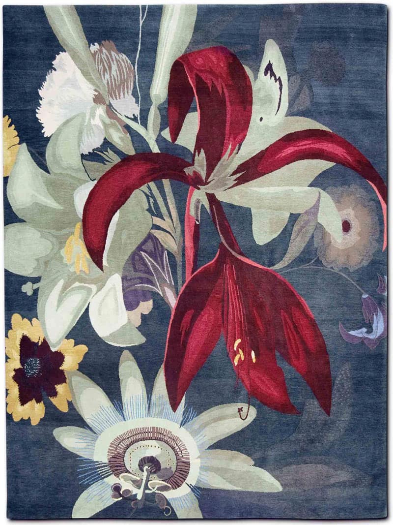 Tappeto Tessuto Red Flower | Misura: 274 x 365 cm
