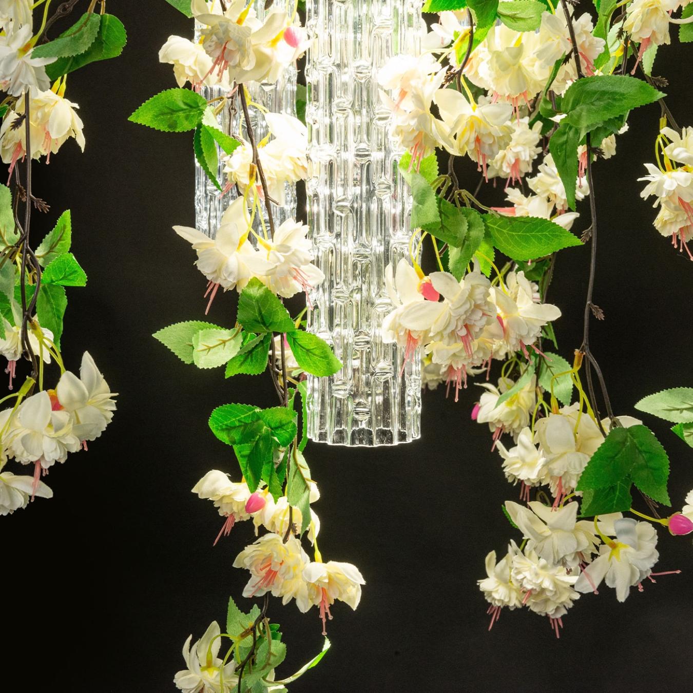 Lampadario Piccolo White Cascade