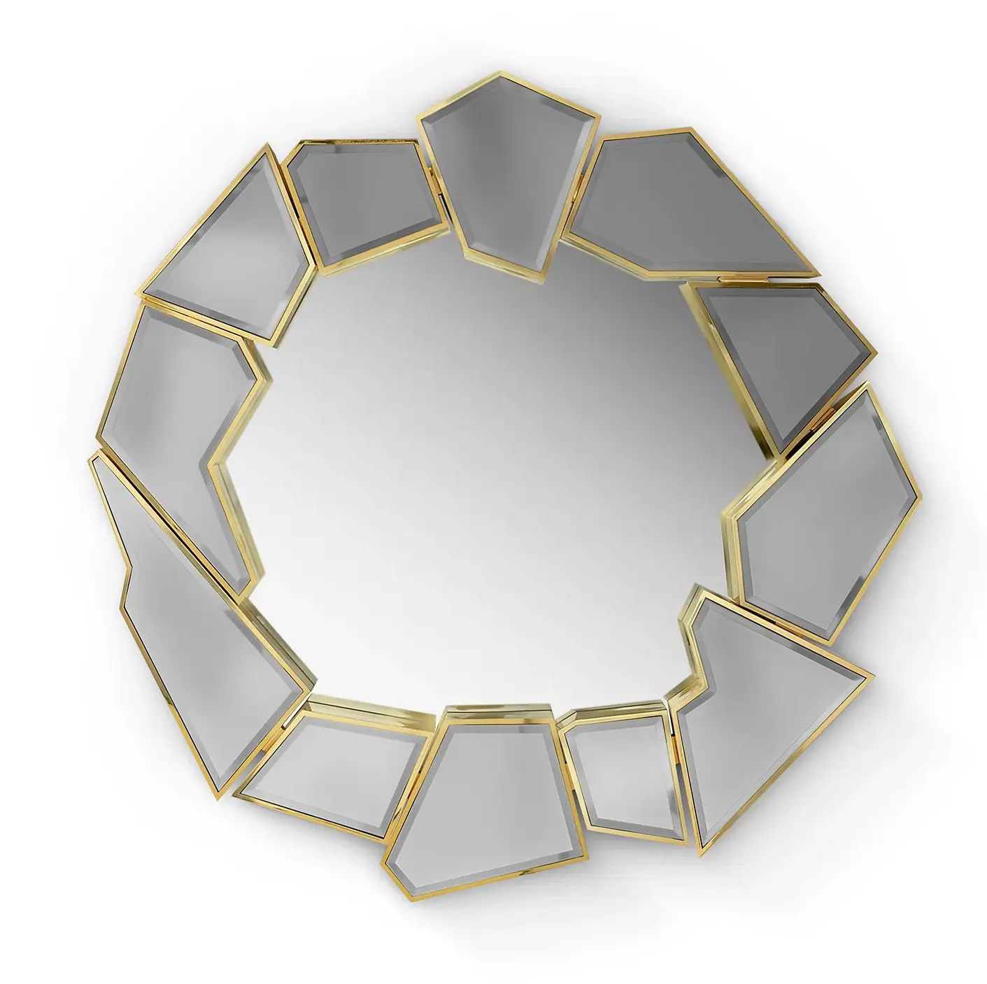 Specchio Rotondo Shatter