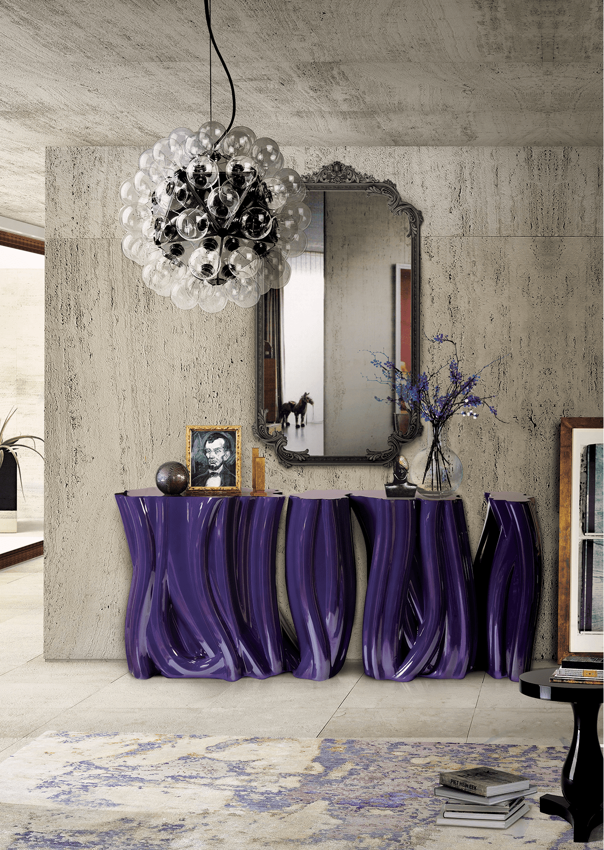 Credenza Premium Viola Monochrome