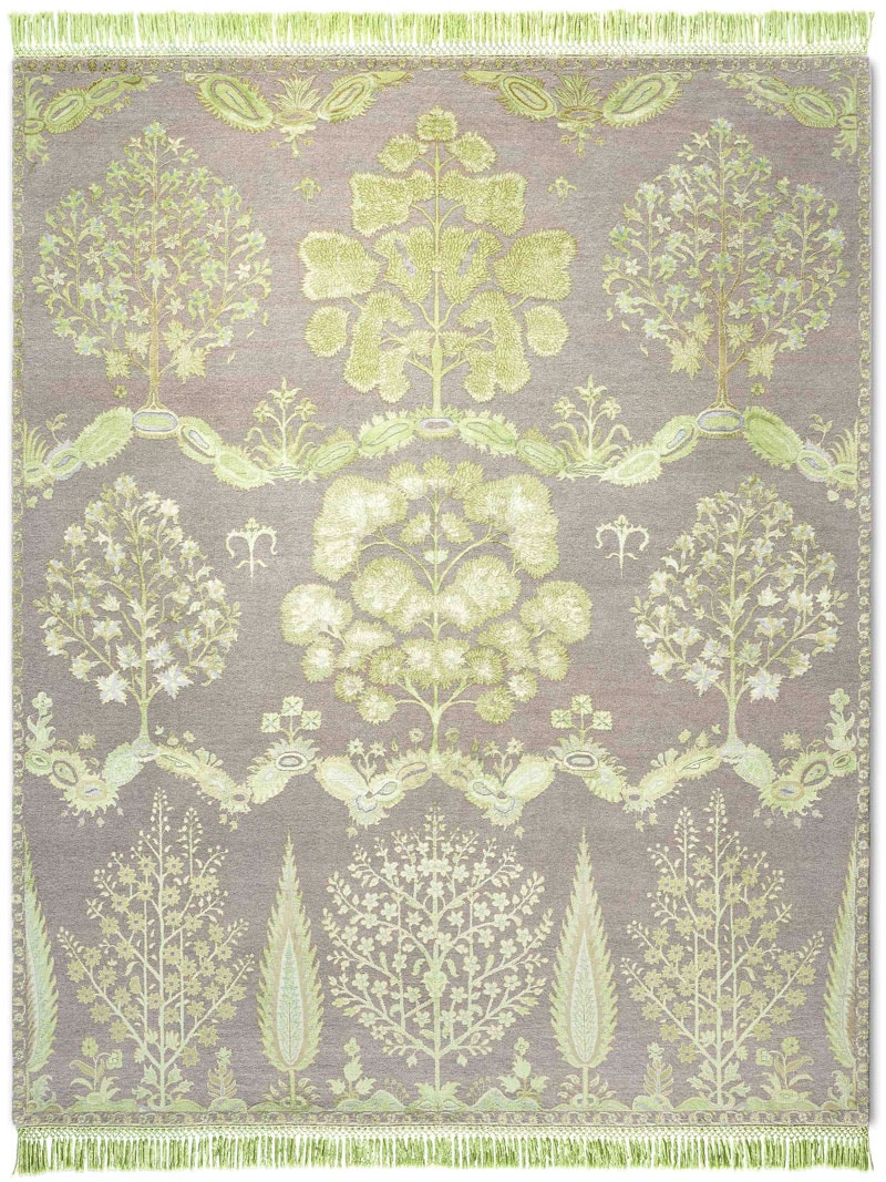Tappeto Lusso Mughal Verde | Misura: 300 x 400 cm