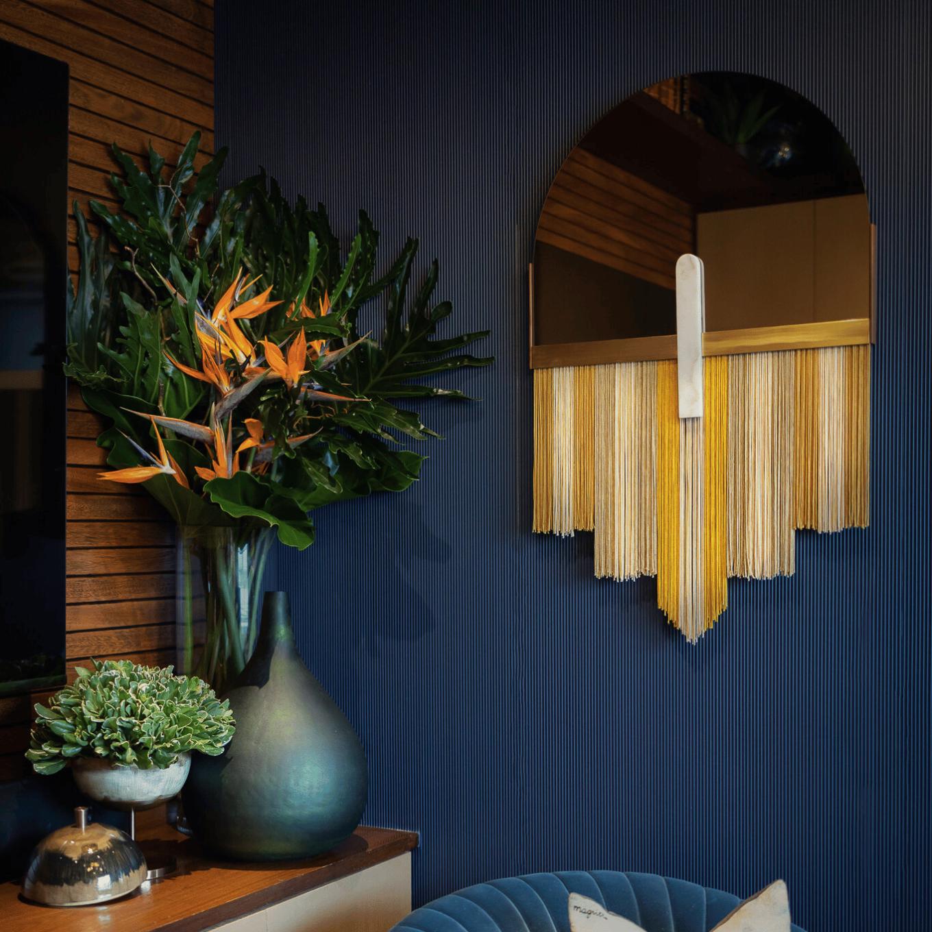 Specchio decorativo da parete Souk Yellow - 3