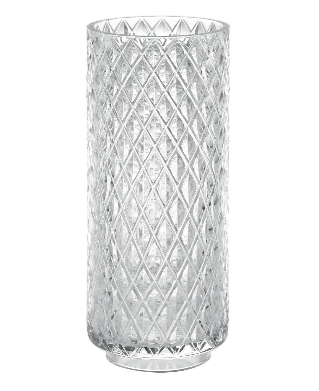 Vaso a Rombo in Cristallo Italiano