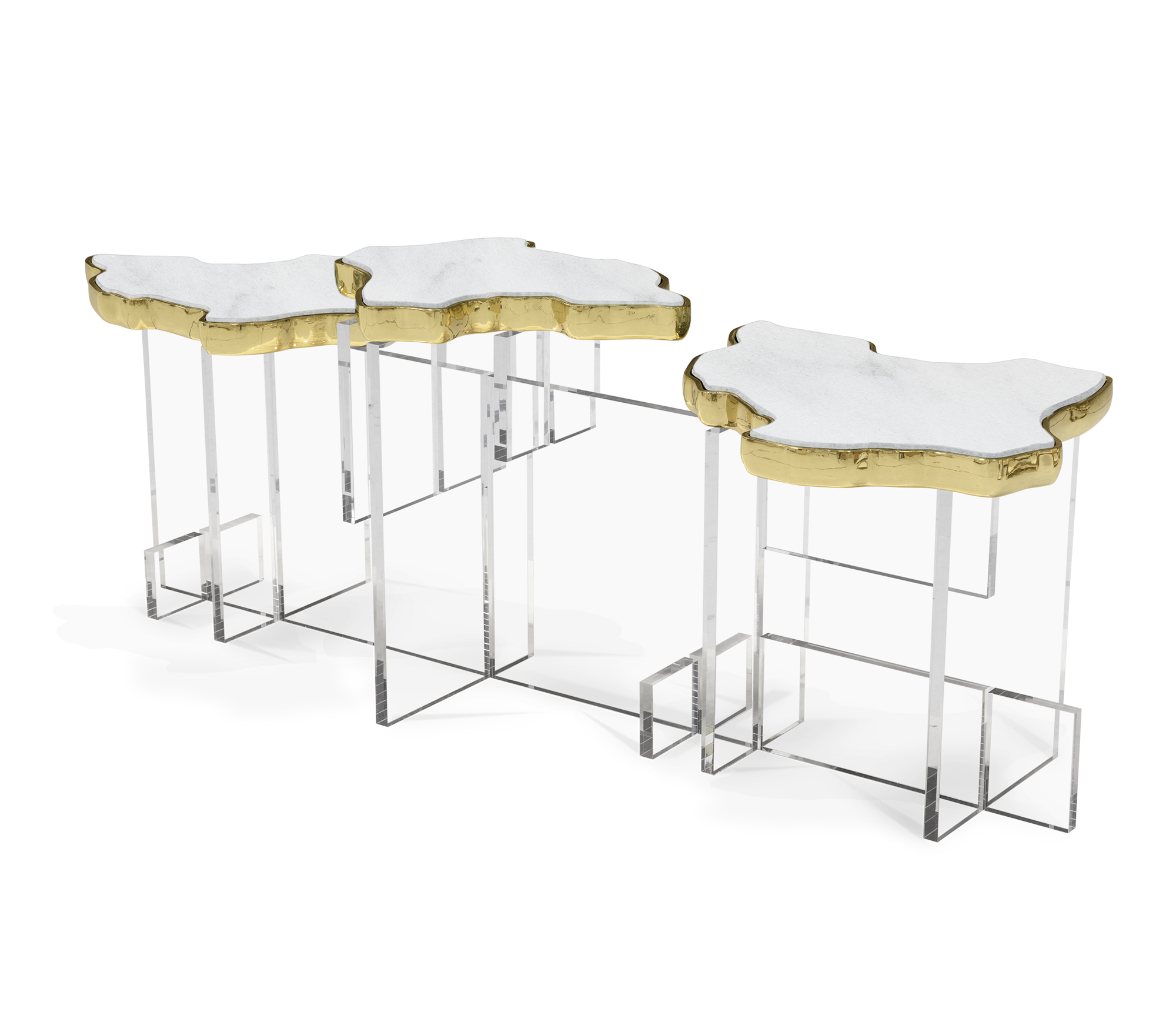 Tavolino Laterale XL Carrara Grande