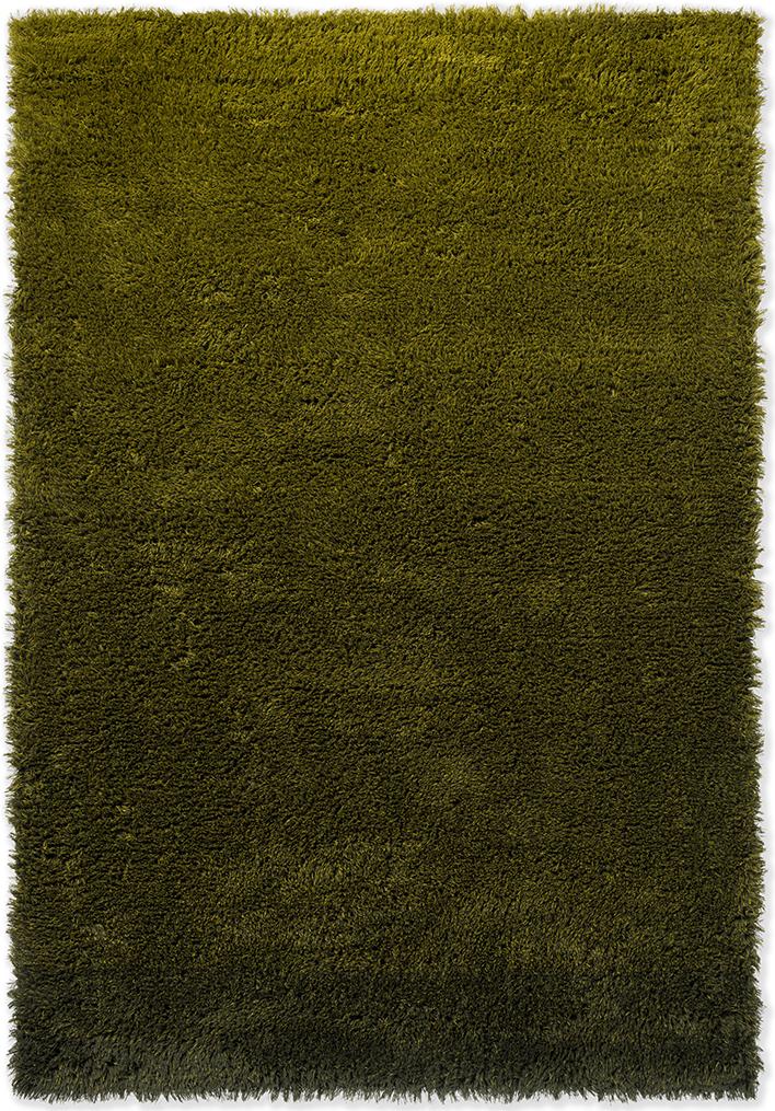 Tappeto Shade High Verde Oliva/Foresta Profonda
