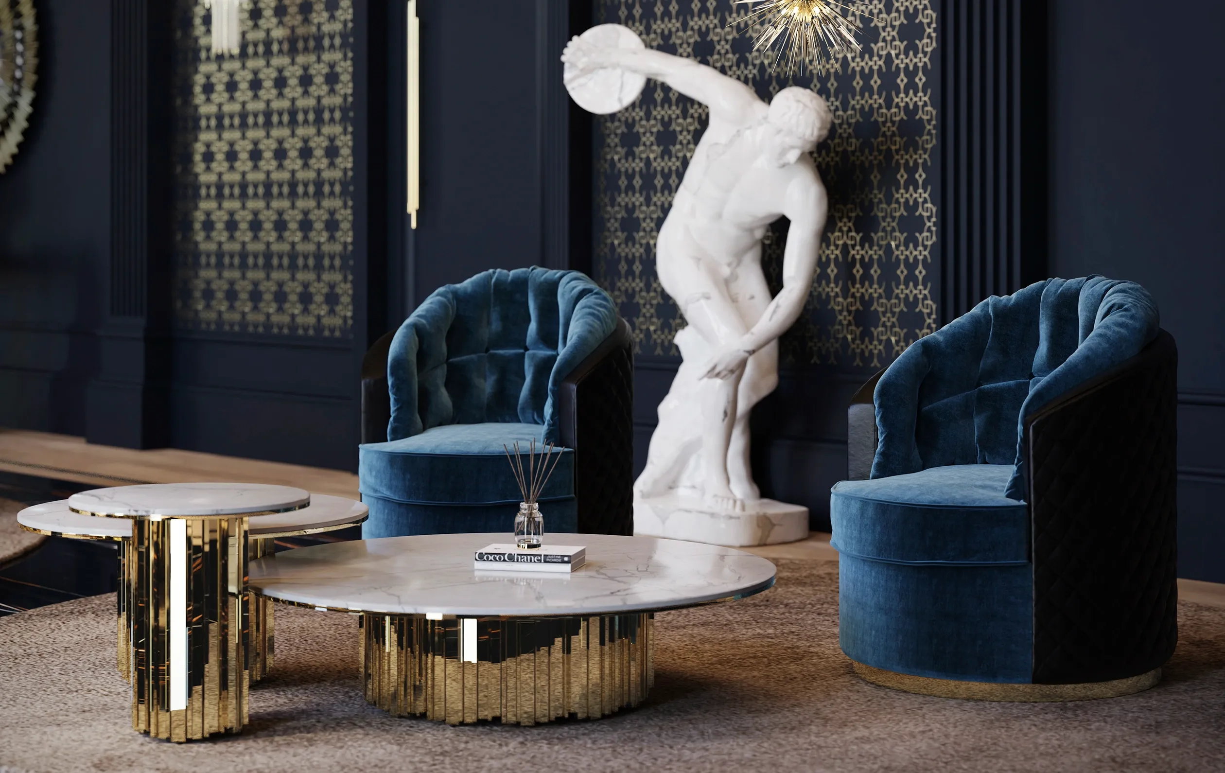 Poltrona Girevole Luxe - 4