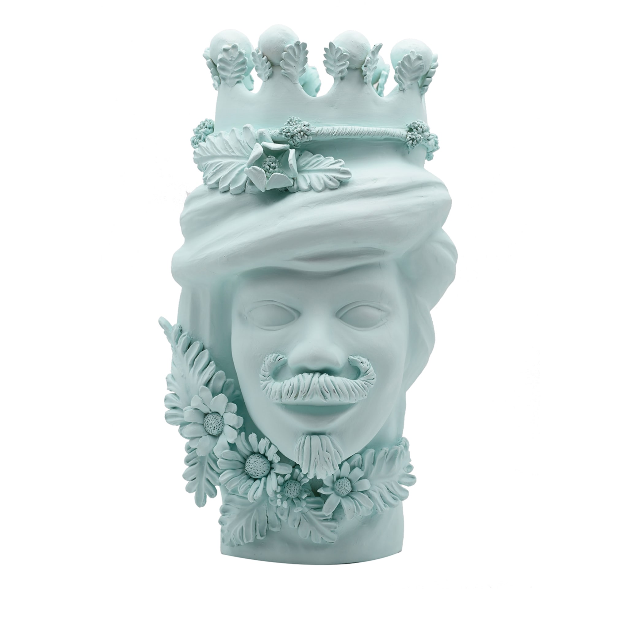Testa di Moro Azzurra Scultura
