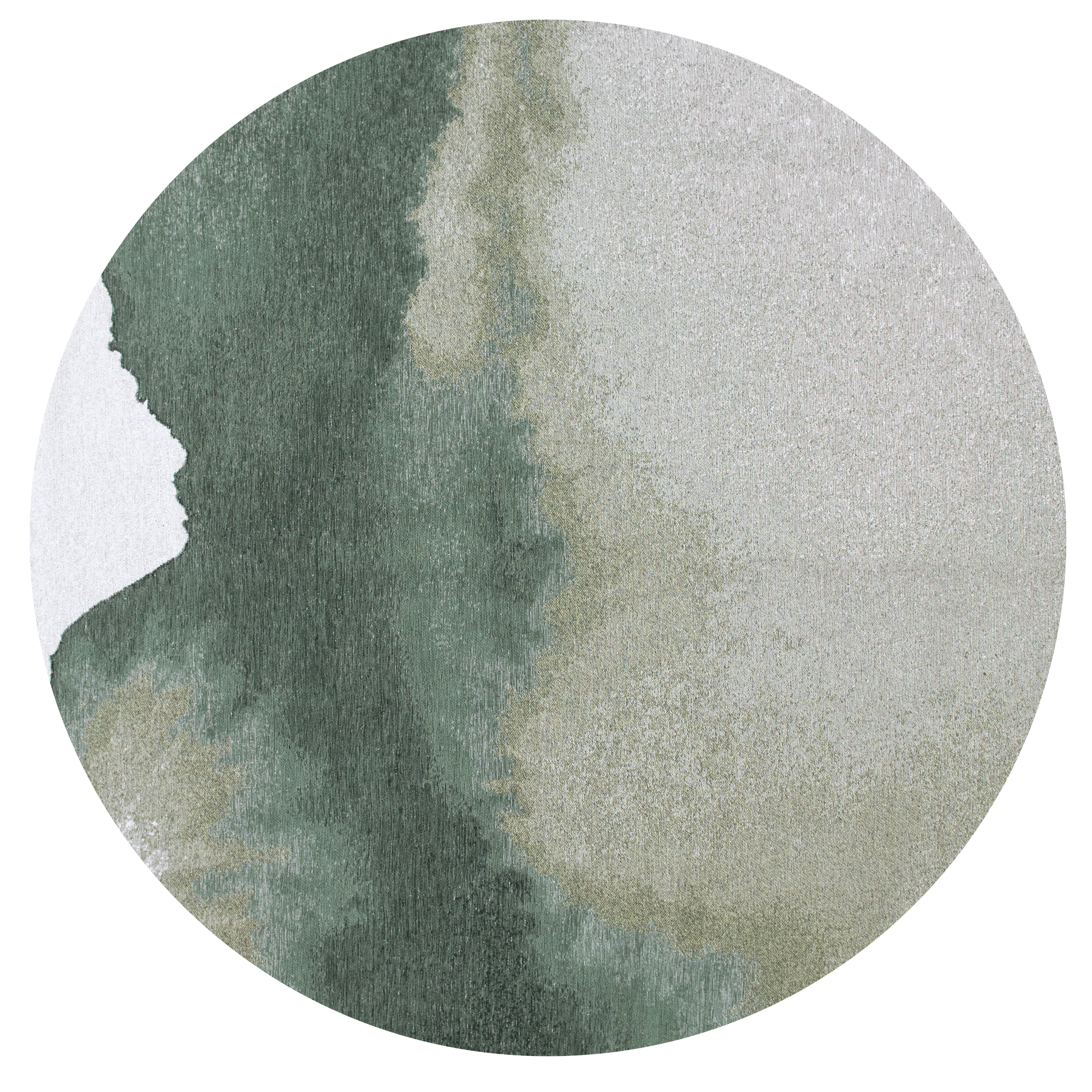 Tappeto Rotondo Palm Green 9331