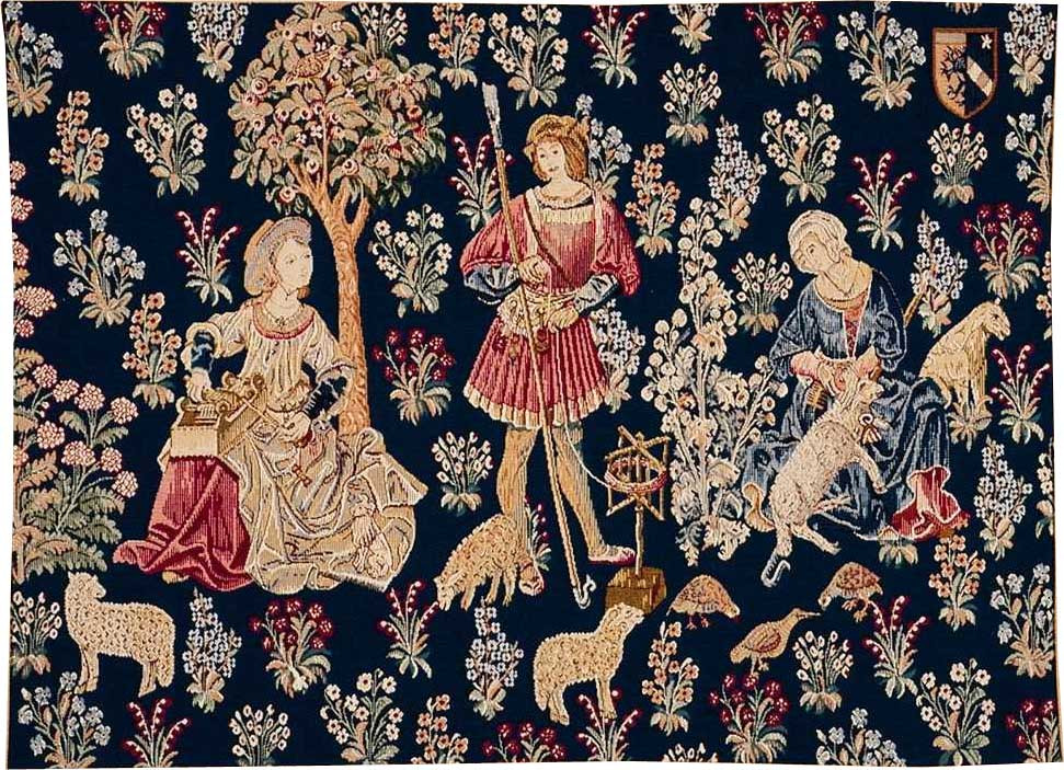 Arazzo Lavoro di Lana senza Bordo | Misura: 50 x 67 cm