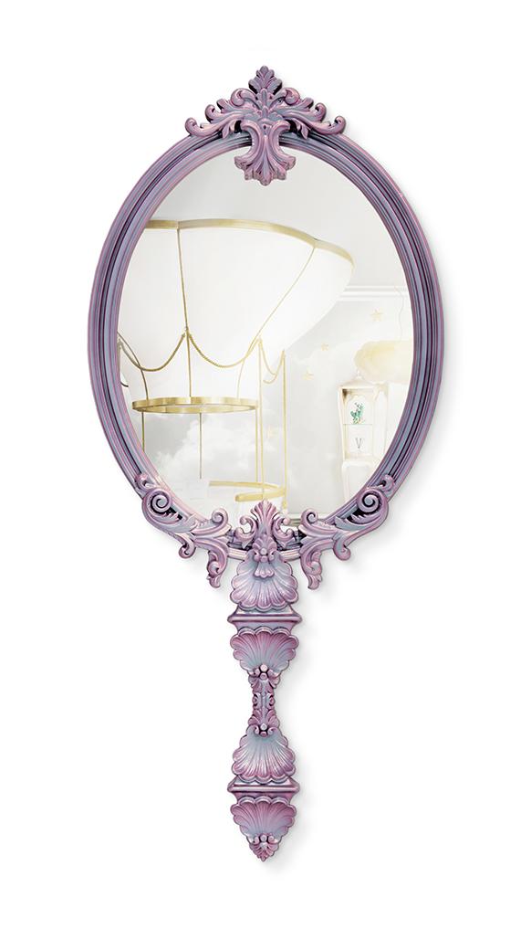 Specchio Da Parete Mystic Chameleon Pink