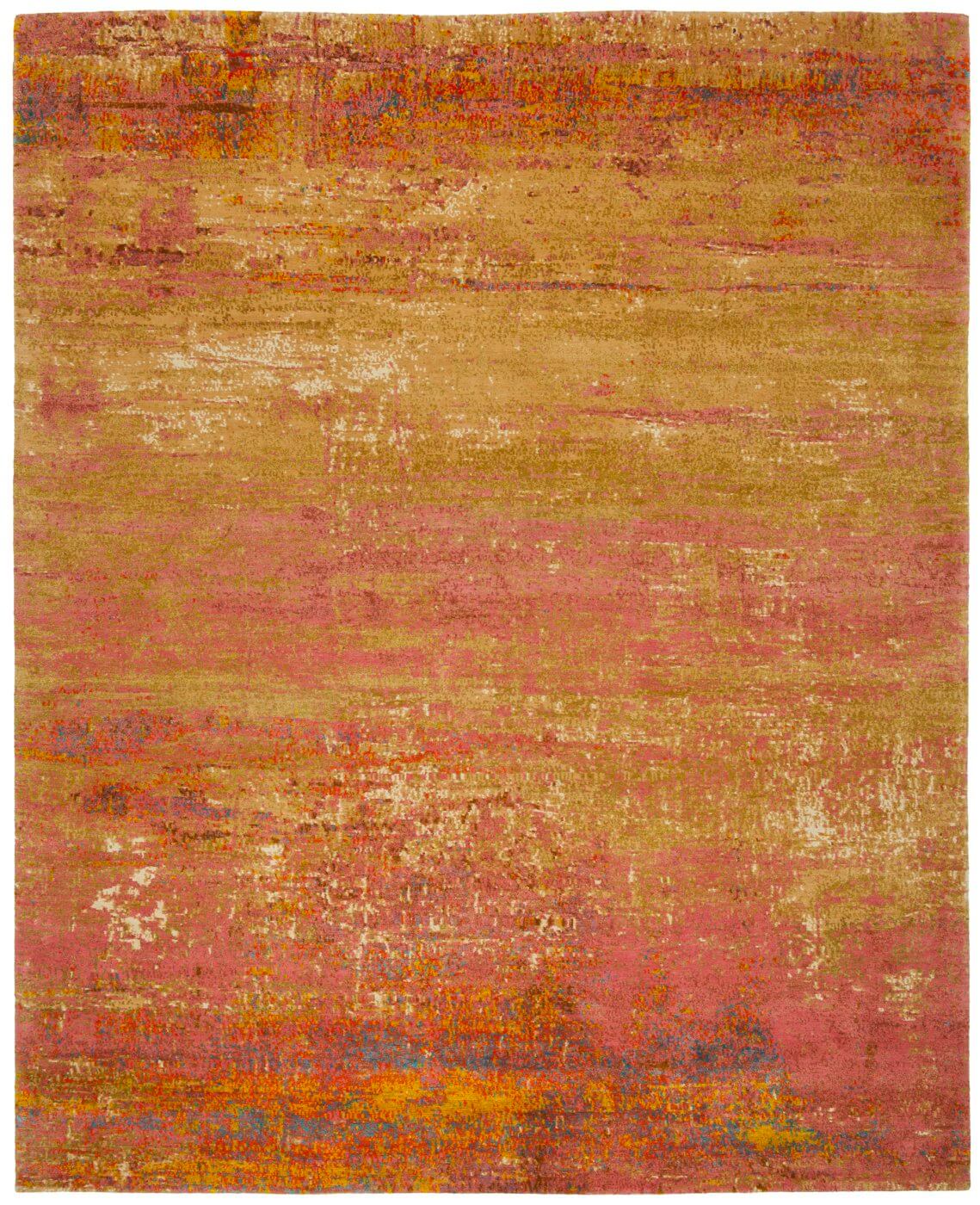 Tappeto Artwork 19 Multicolore Giallo-Rosa
