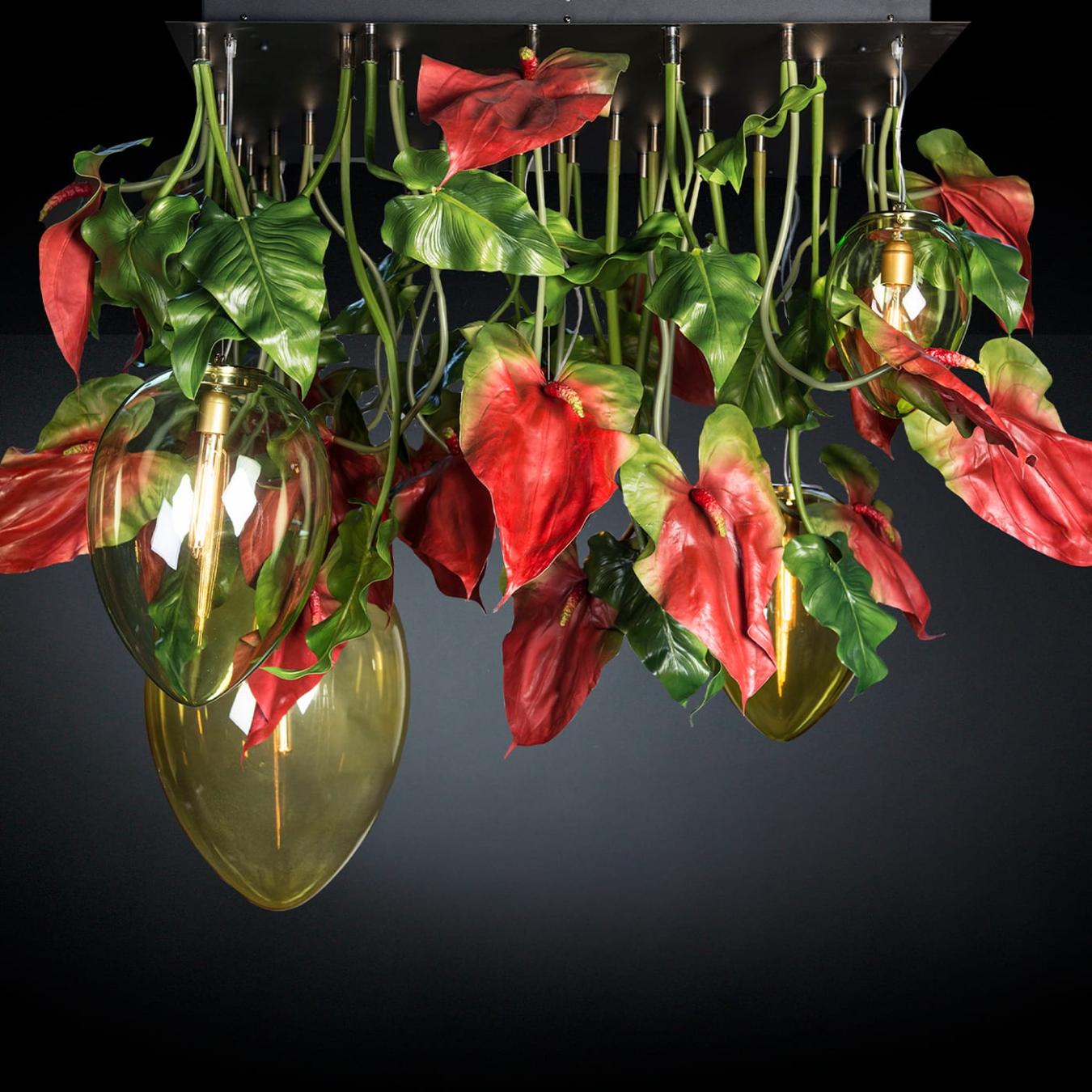 Lampadario Anthurium Dark
