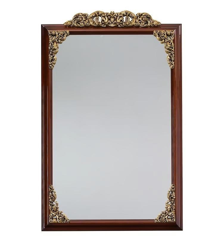 Specchio Classico da Parete Marrone/Oro