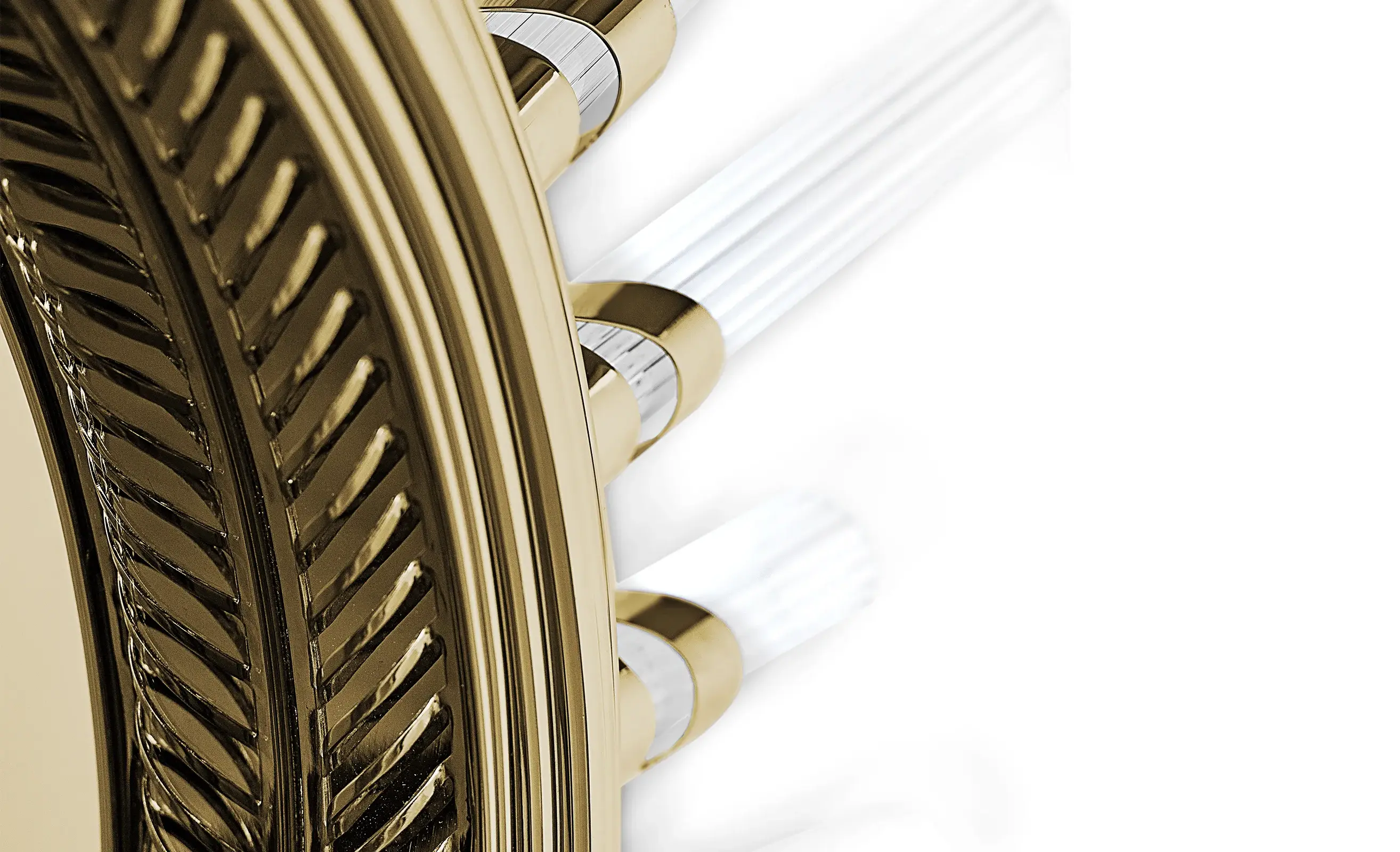 Specchio XL con Luce da Parete Regale