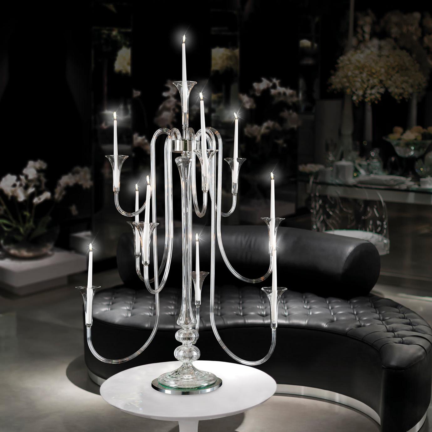 Candelabro in Vetro Octopus
