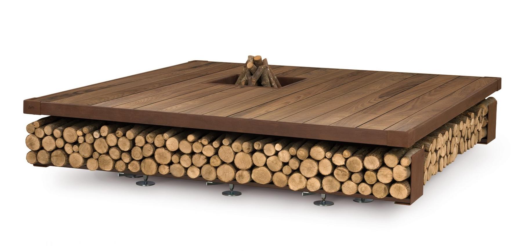 Braciere Opera | Finitura: Legno