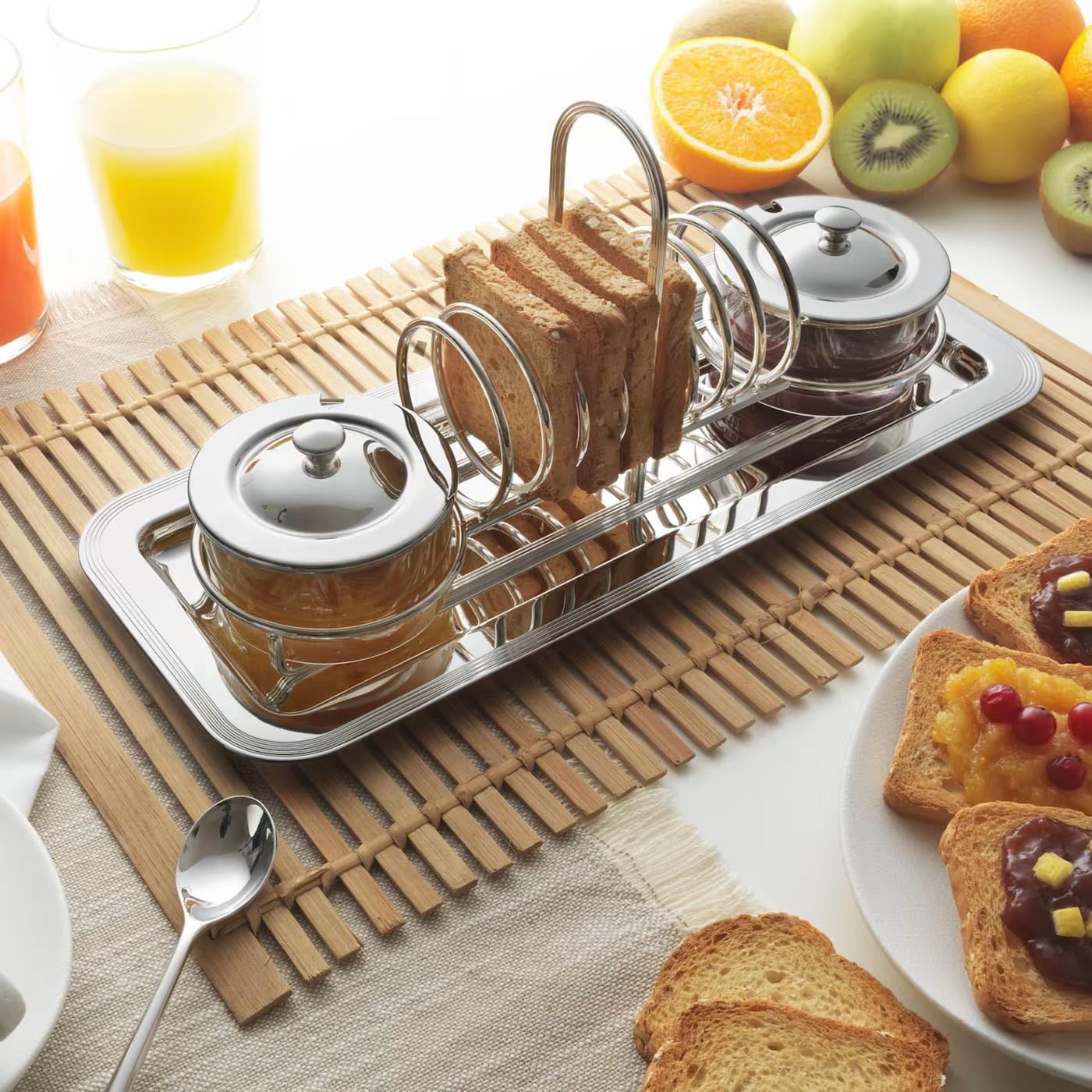 Set Per Colazione In Argento