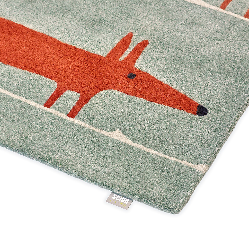 Tappeto Mr. Fox Mint/Poppy | Misura: 120 x 180 cm