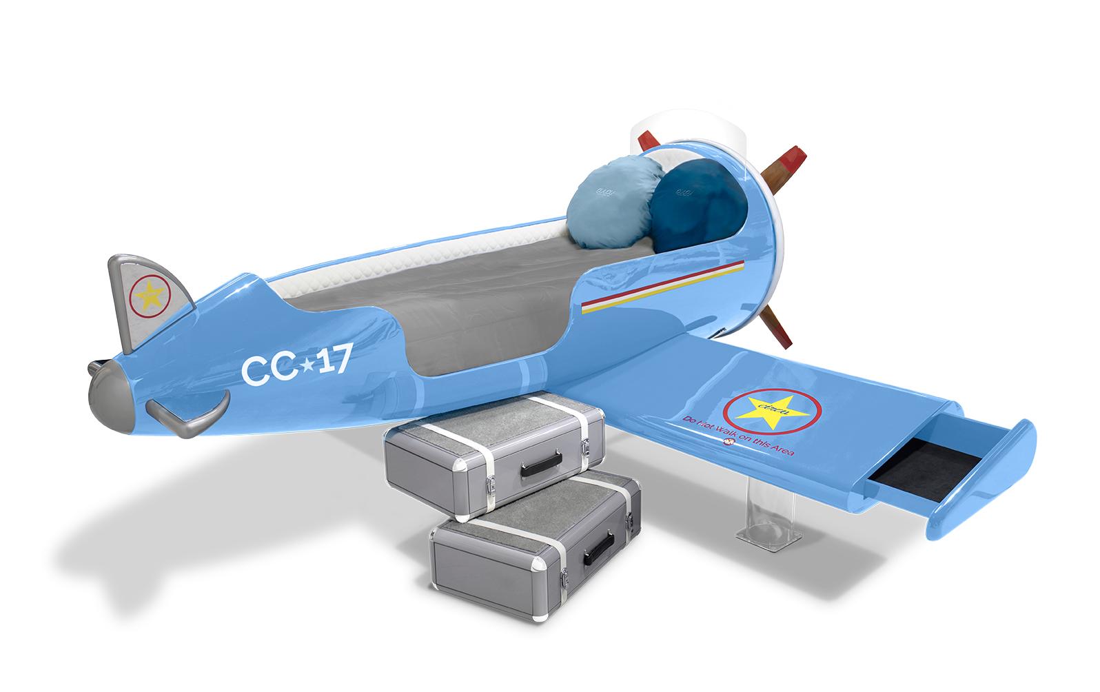 Letto Per Bambini Cloud Glider Plane