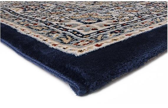 Tappeto Orientale Blu Tessitura Meccanica