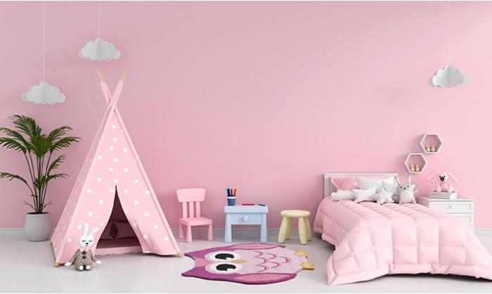 Tappeto Animali Gufo Rosa