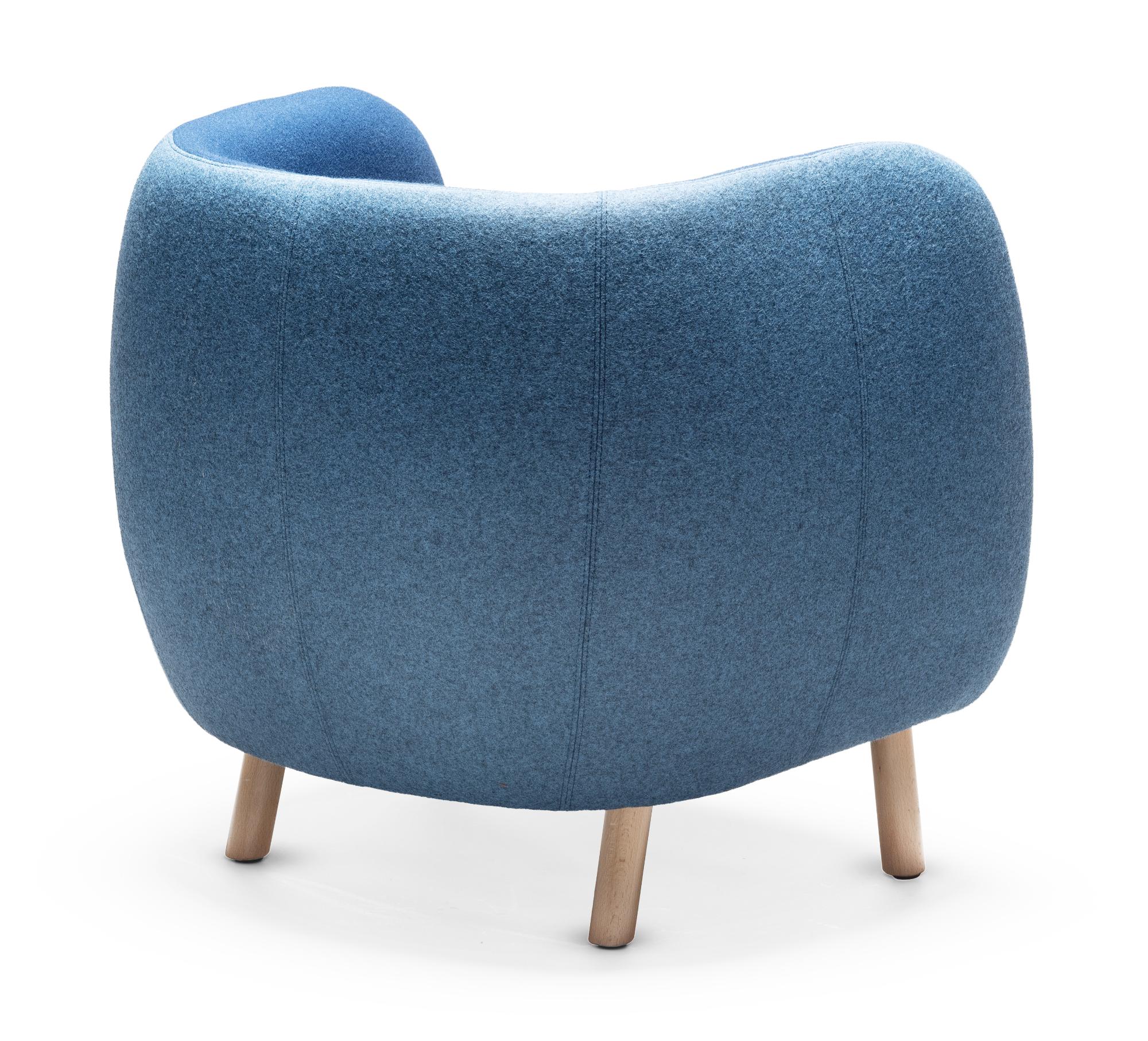 Poltrona Mousse P Blu