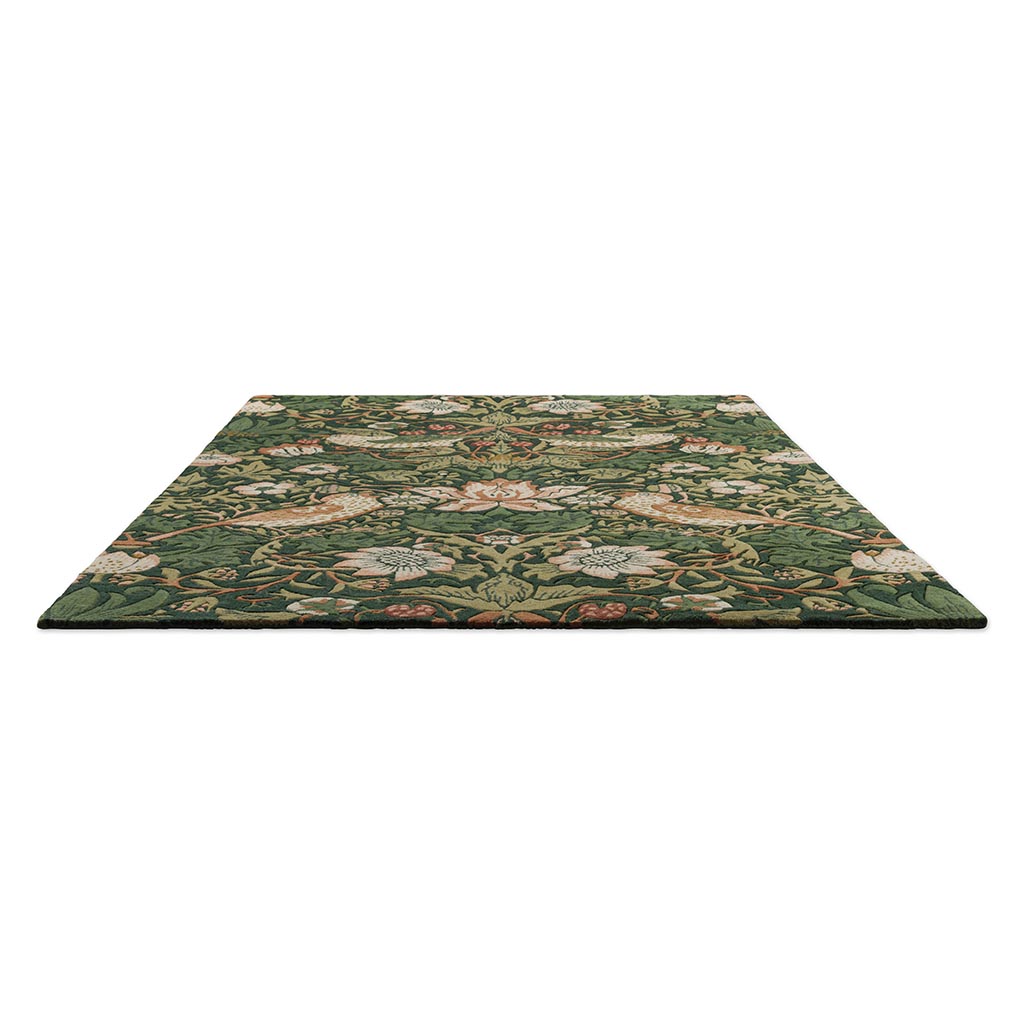 Strawberry Thief Forest Tappeto | Misura: 250 × 350 cm