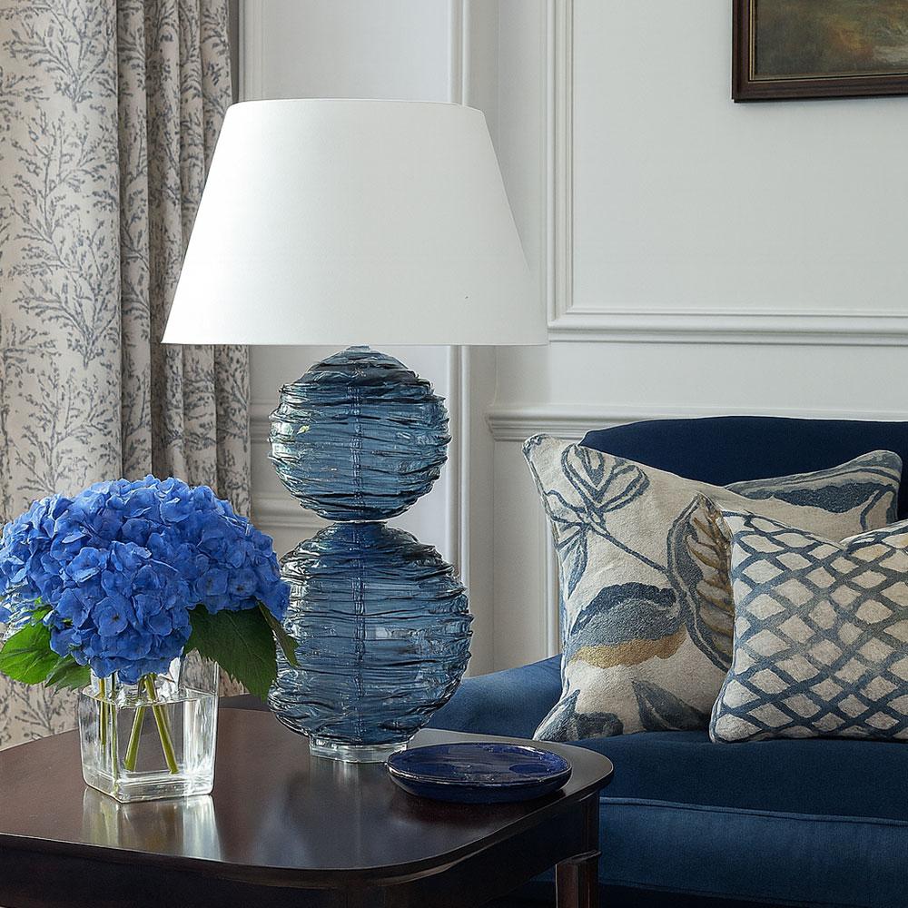 Lampada da tavolo Alfie Steel Blue