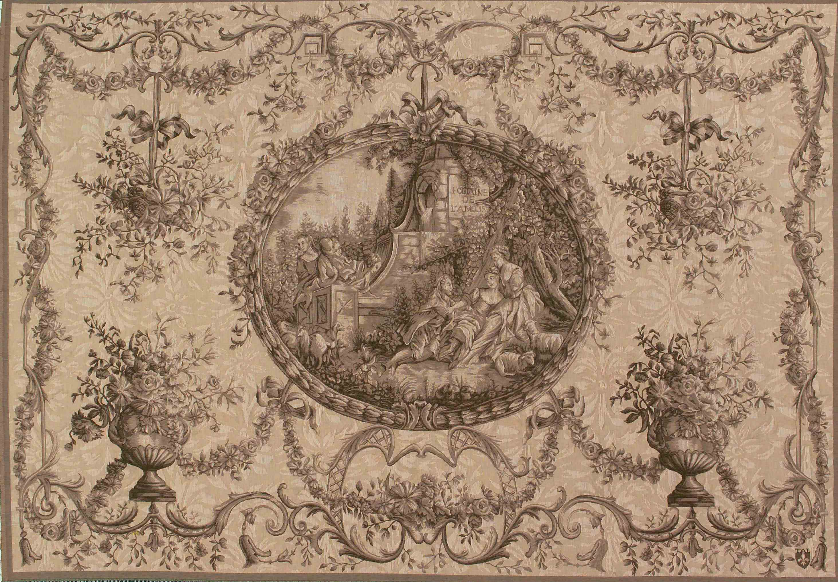 Arazzo Fontana dell'Amore | Misura: 110 x 150 cm