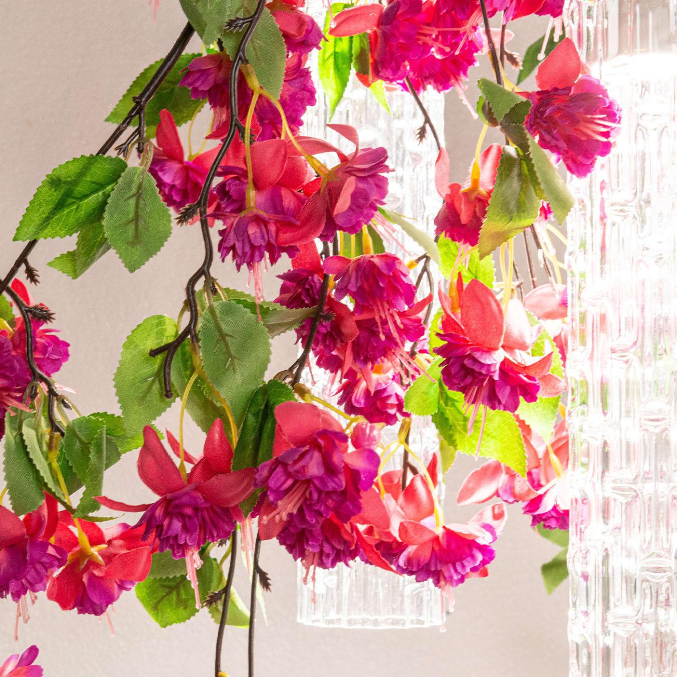 Lampadario Piccolo Pink Cascade