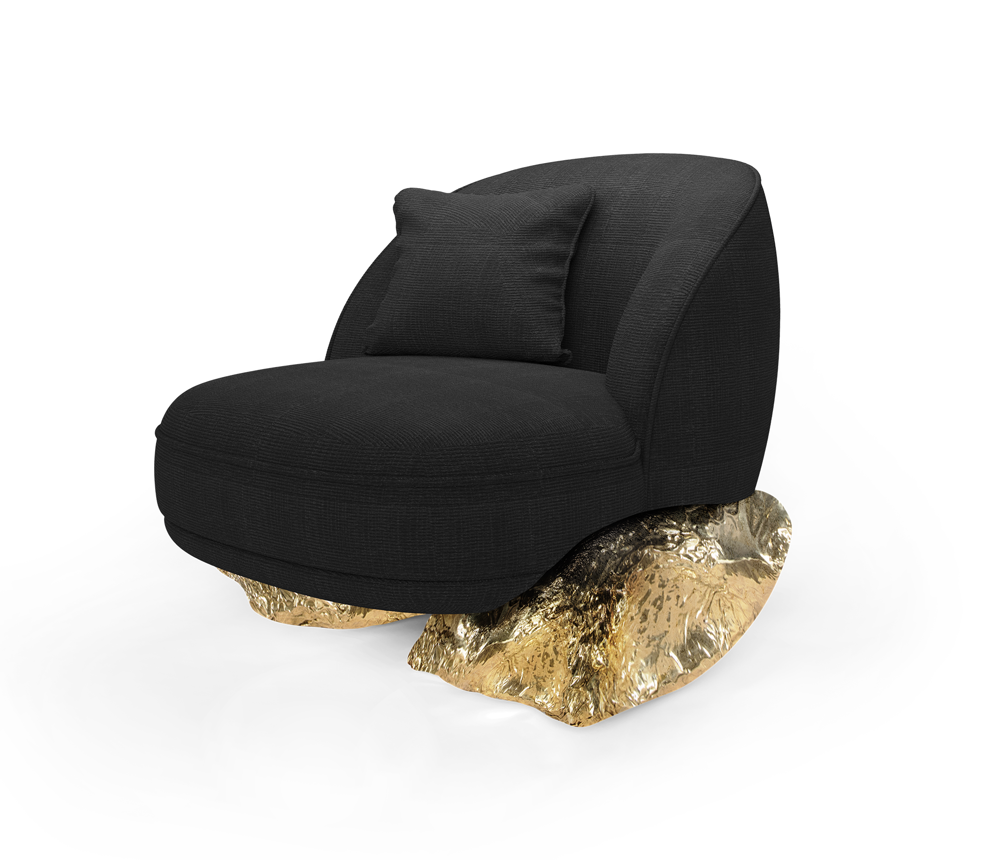 Poltrona Angora II Nero Baltico