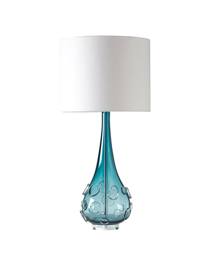 Lampada da tavolo Sebastian Turquoise