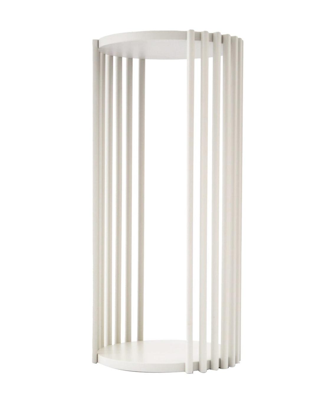 Tavolino Laterale Rotondo Bianco