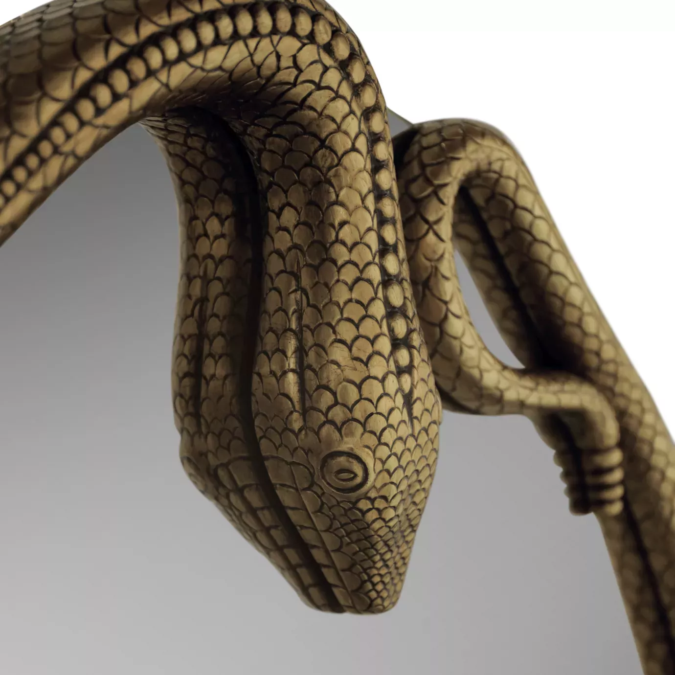 Specchio a Forma di Pera Serpentine