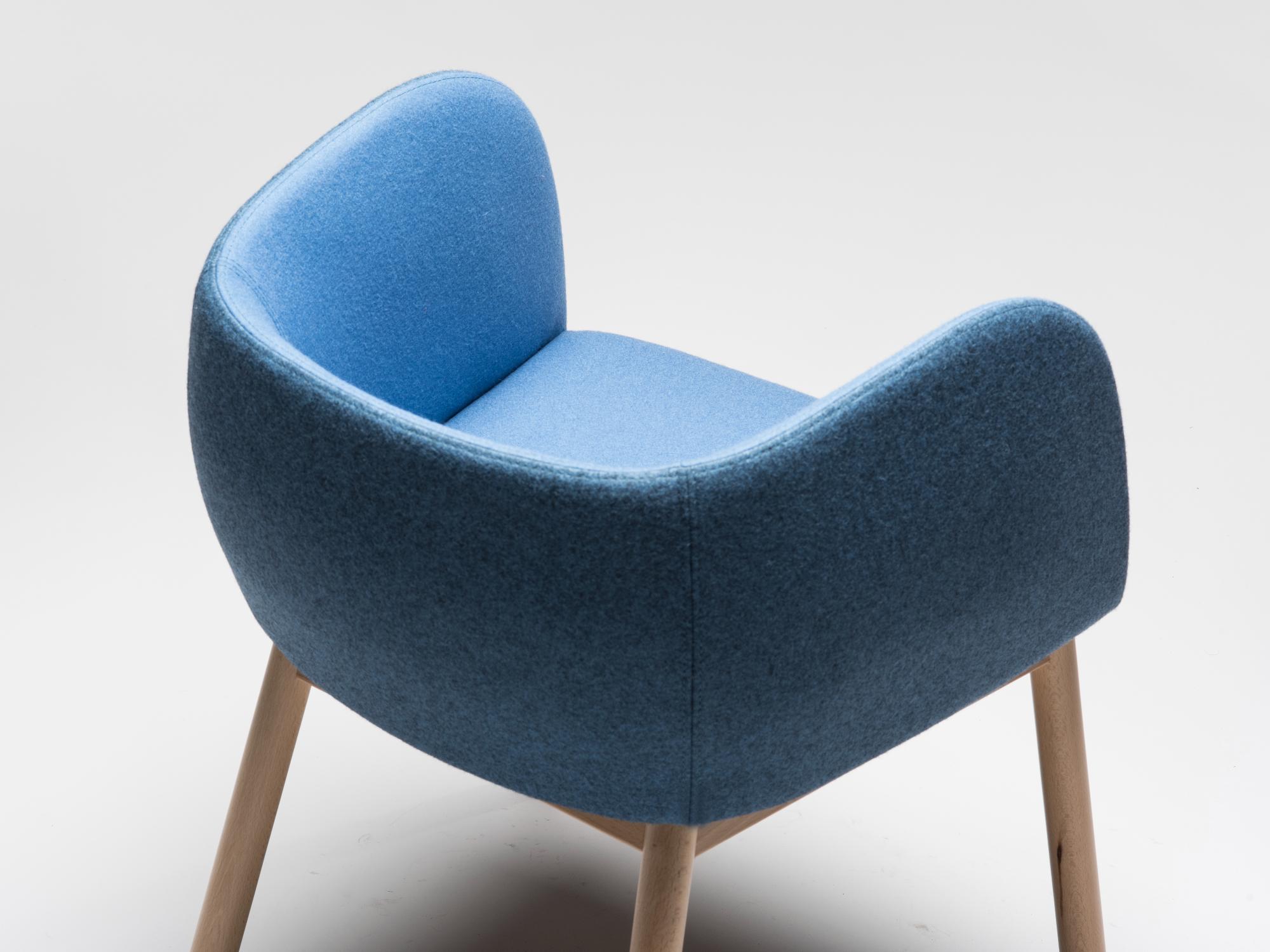 Poltrona Mousse SP Blu