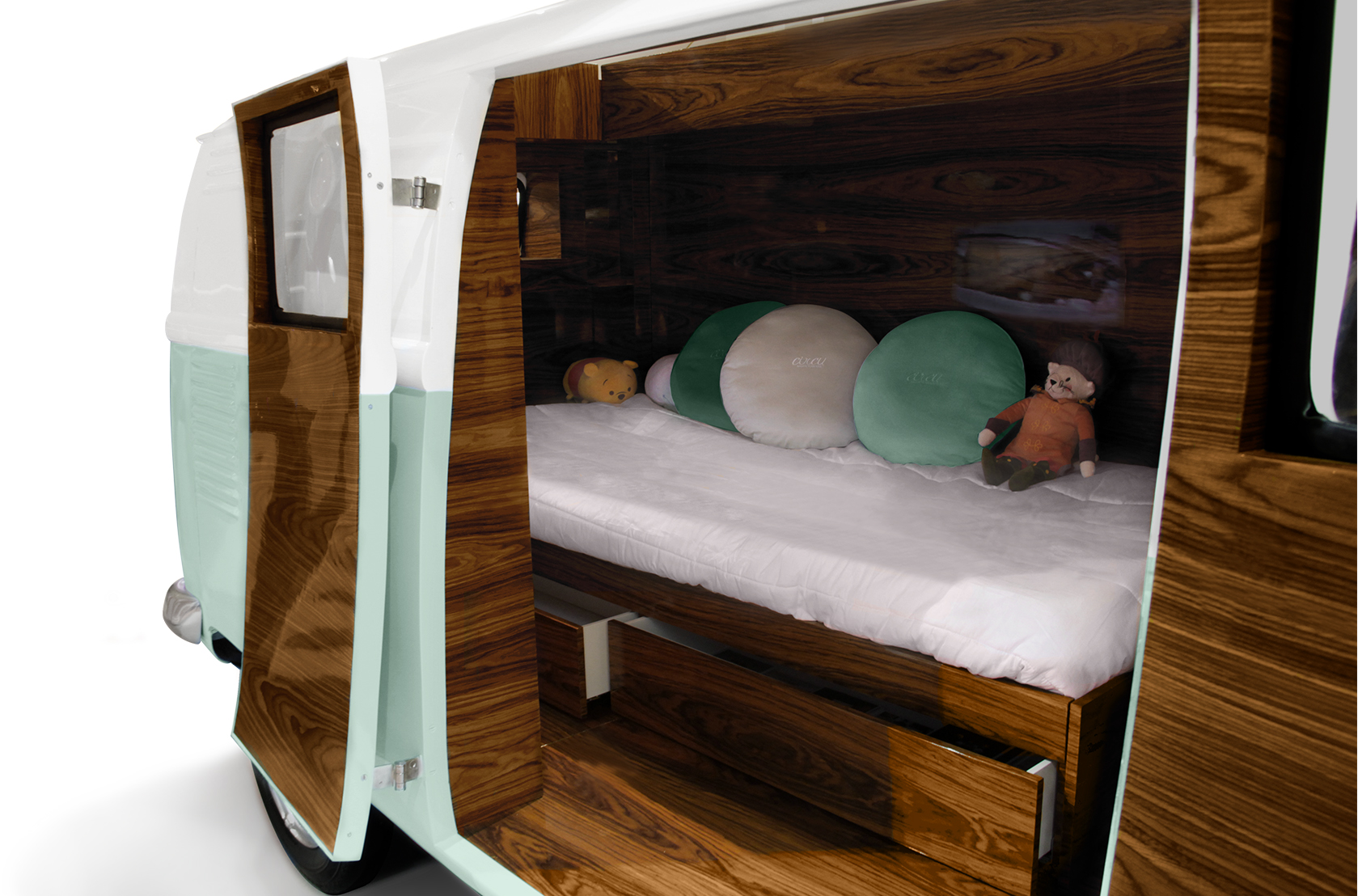 Camera Da Letto Per Bambini Traveler’s Caravan Green