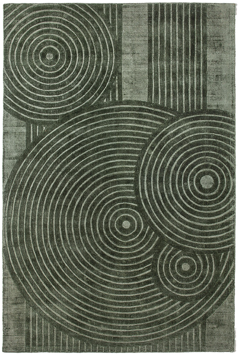 Tappeto Designer Moderno Verde | Misura: 200 x 200 cm