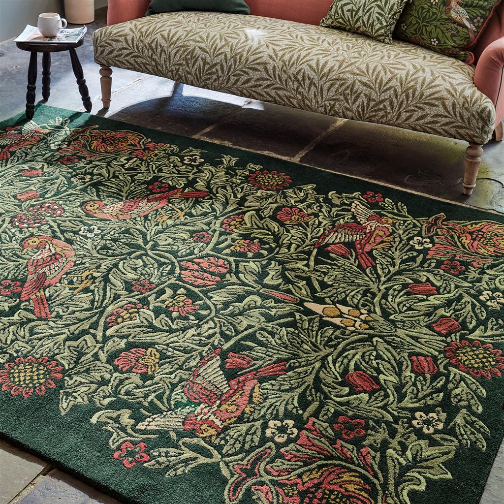 Tappeto Bird Tump Verde | Misura: 250 x 350 cm