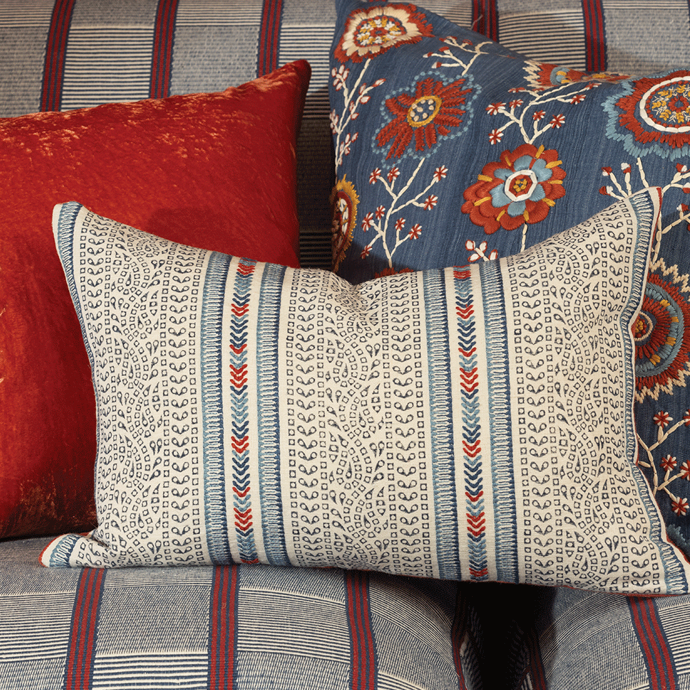 Cuscino Barrington Indigo 50 × 35