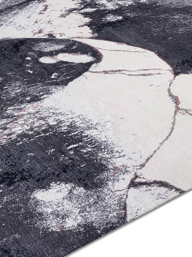 Tappeto Bianco e Nero 3