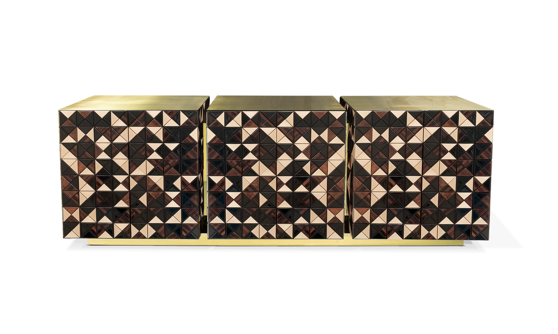 Credenza in Noce Mosaic