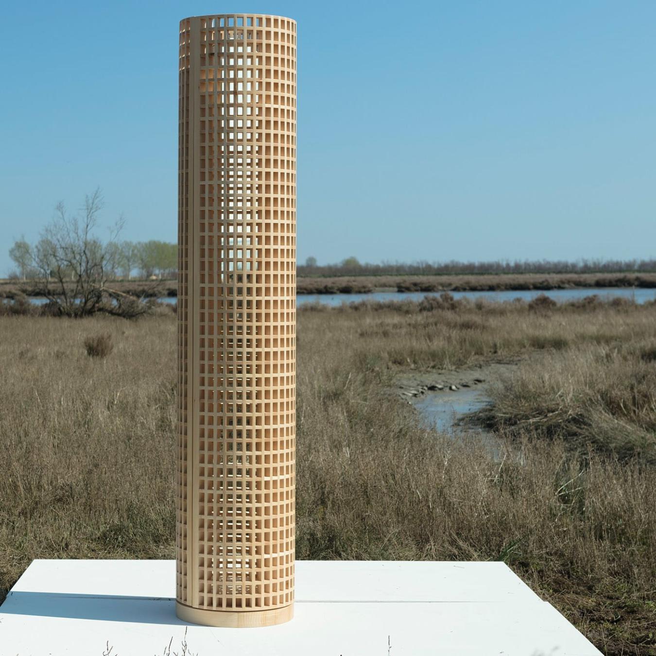 Specchio da Terra Artigiano in Legno
