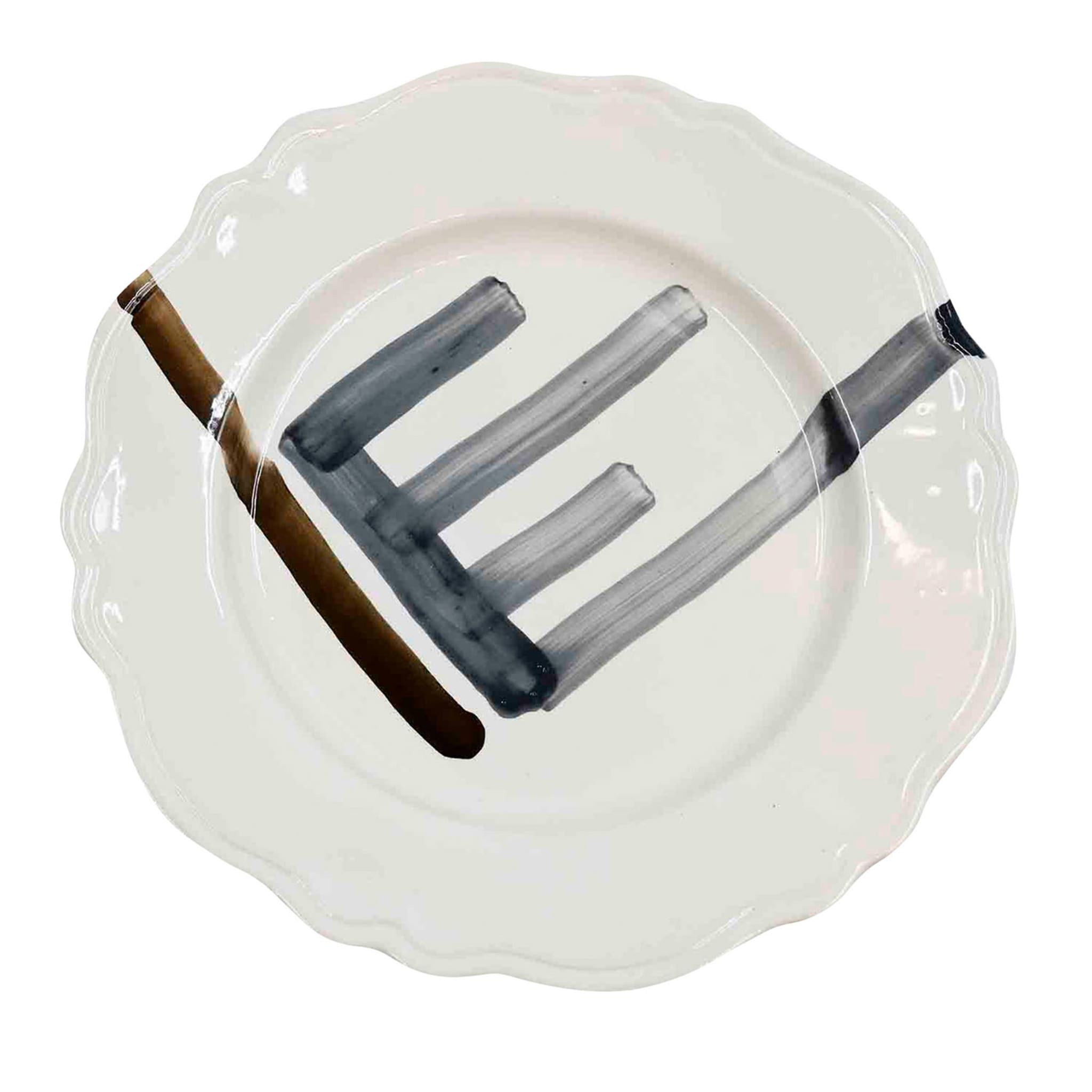 Piatto In Ceramica Artigianale