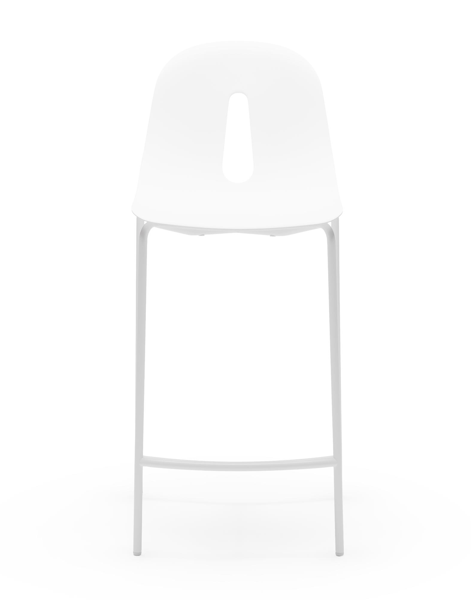 Sgabello da Bar Gotham SG-65 Bianco