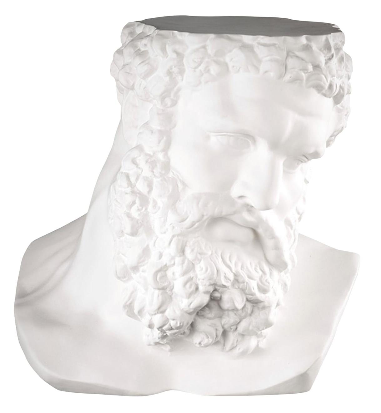 Scultura Busto Ercole Bianco