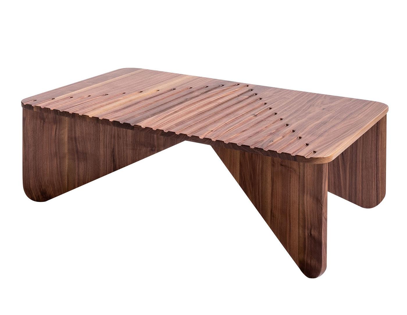 Tavolino da Caffè Grande Basso in Legno